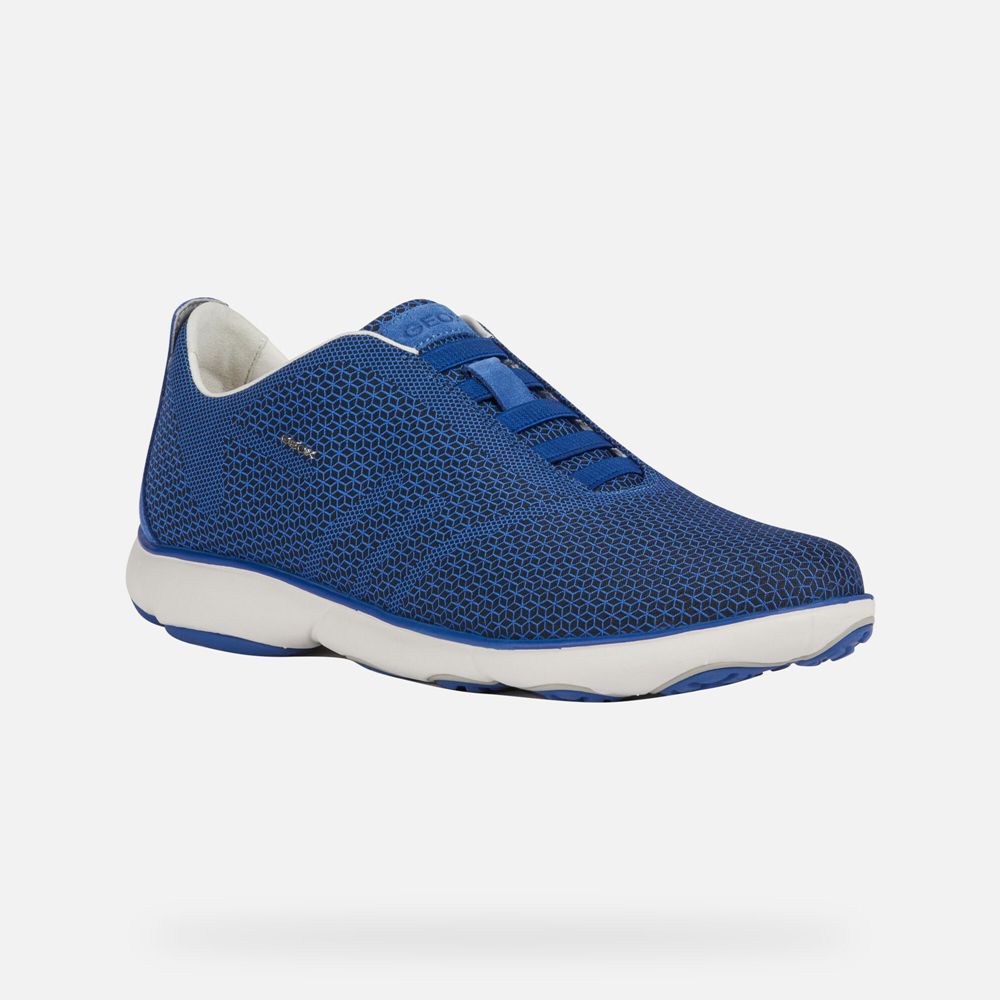 Geox Sneakers Blue Nebula - Geox Mens Shoes - WBQPAT708